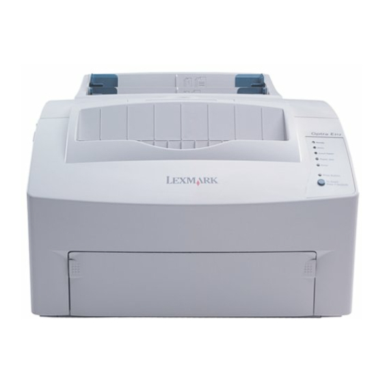 Lexmark Optra 312 Installation Instructions