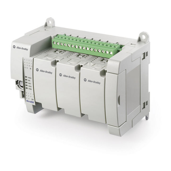 User Manuals: Allen-Bradley Micro800 PLC Modules