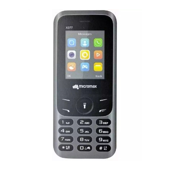 Micromax X377 Service Manual