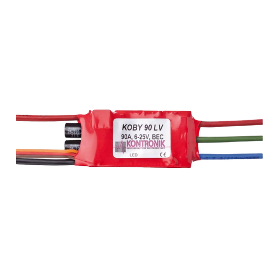 KONTRONIK KOBY 40+ LV Operation Manual