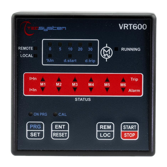 TECSYSTEM VRT600 Instruction Manual