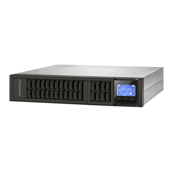 PowerWalker VFI 1000CRM LCD Manual