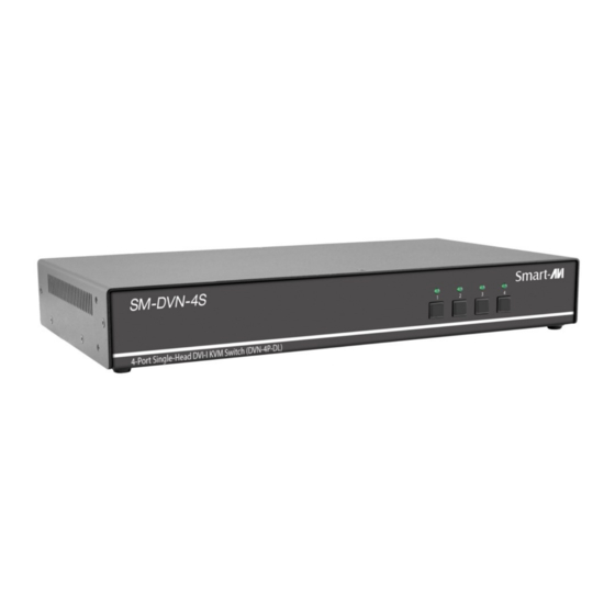 SMART-AVI SM-DVN-4S-S Quick Start Manual