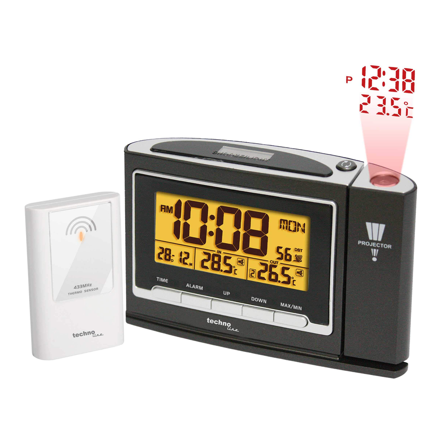 Techno Line WT 529 - Radio Controlled Alarm Clock Manual