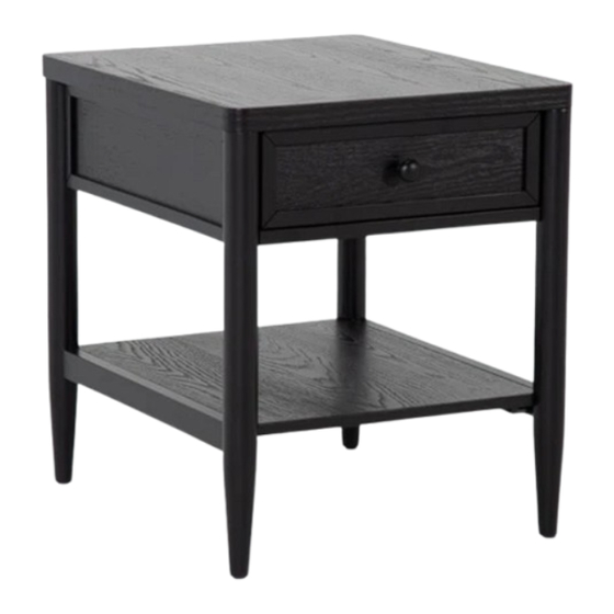 Living Spaces AUSTEN T2101-256 Assembly Instructions