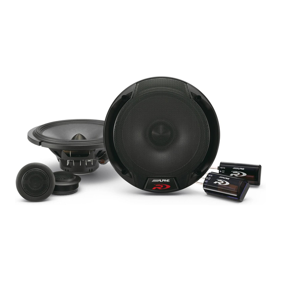 Alpine SPR-60C Installation Manual