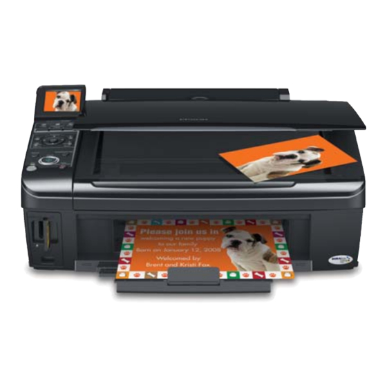 Epson Stylus NX400 Series Start Here Manual