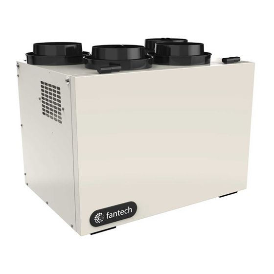 Fantech SHR Series Installation Manual