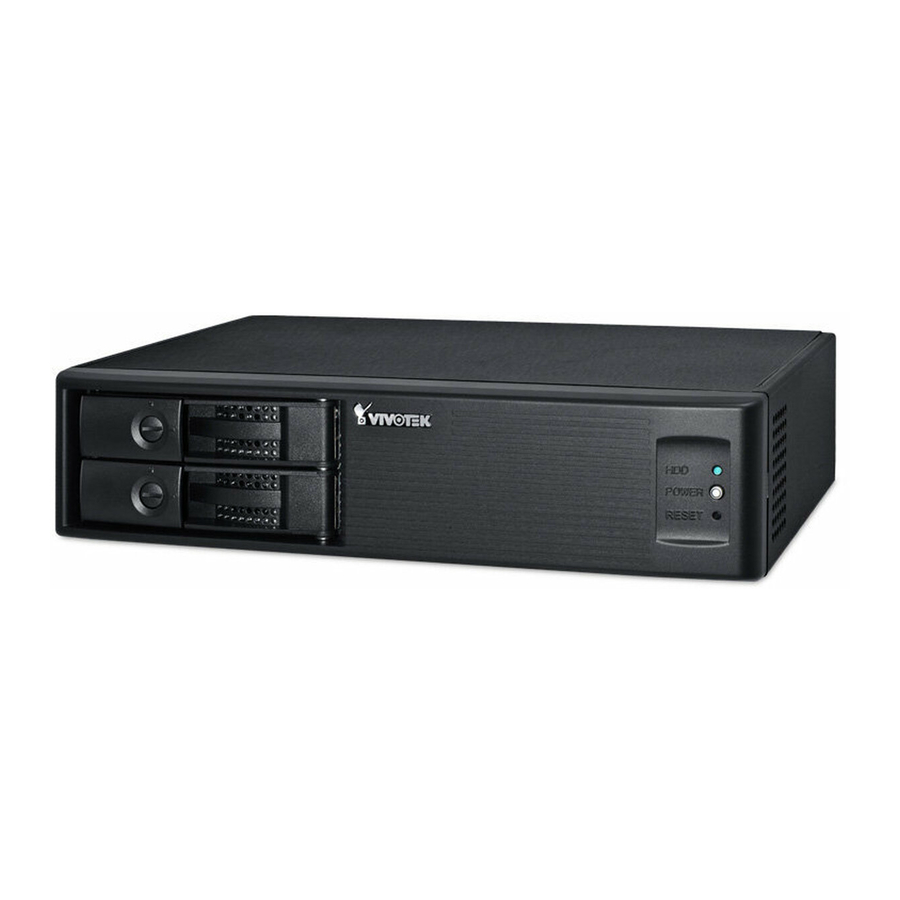 Vivotek ND8301 Quick Installation Manual