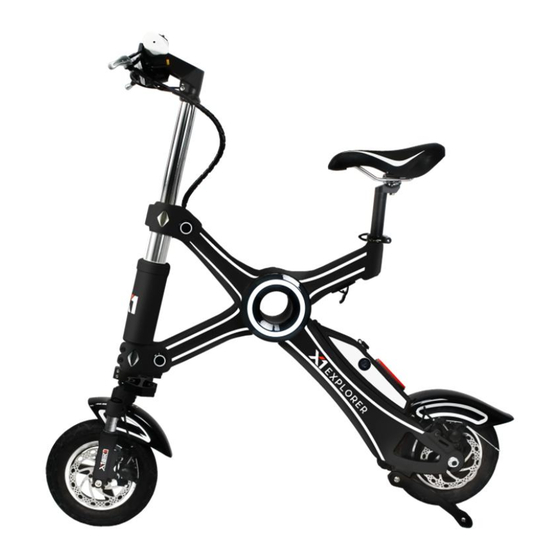 X1 Bike X1 Explorer 2018 User Manual