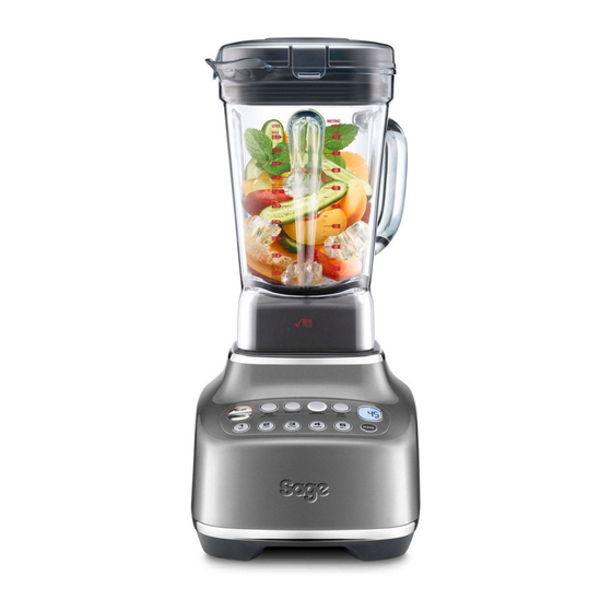 Sage SBL820 Quick Manual