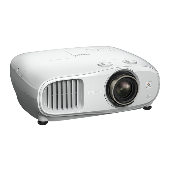 Epson Home Cinema 3800 User Manual