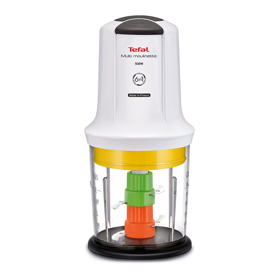 TEFAL Multi Moulinette MQ7231 Manual