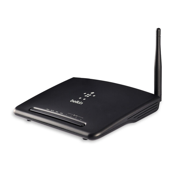 Belkin N150 User Manual