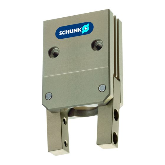 SCHUNK SWG 10 Assembly And Operating Manual