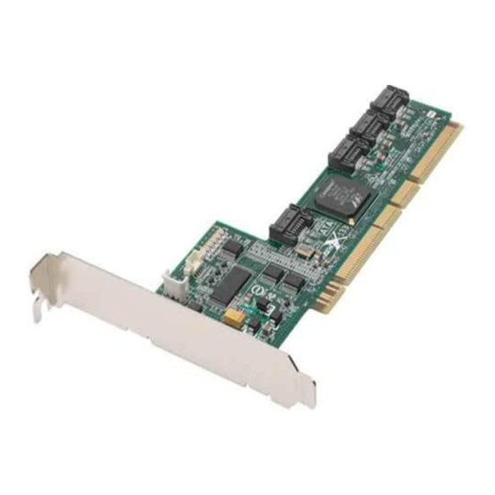 Adaptec 1420SA - Serial ATA II RAID Controller Manuals