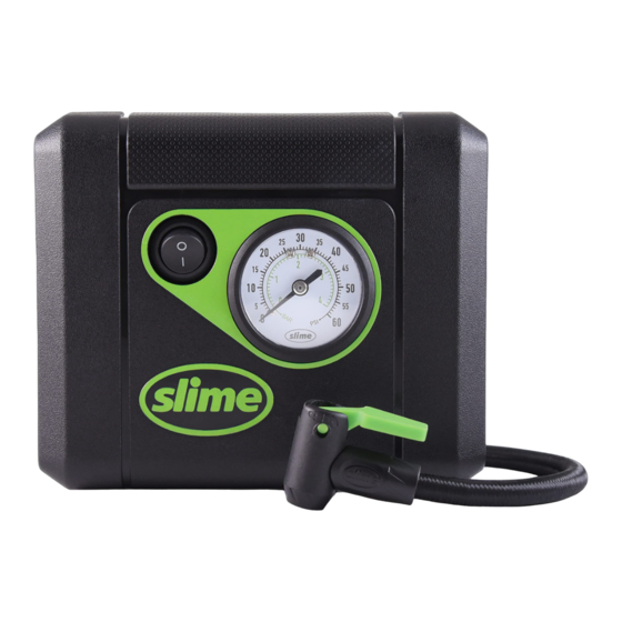 Slime COMPACT TIRE INFLATOR Manual