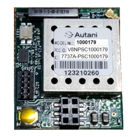 Autani 1000179-01 User Manual