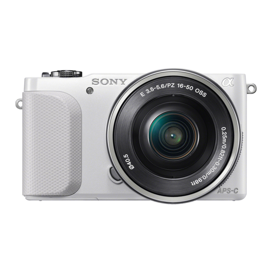 Sony NEX-3NL/B Instruction & Operation Manual