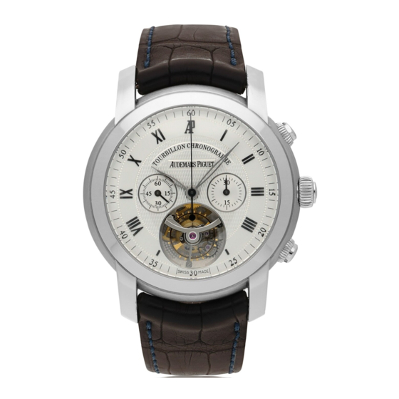 Audemars Piguet 2889 Instructions For Use Manual