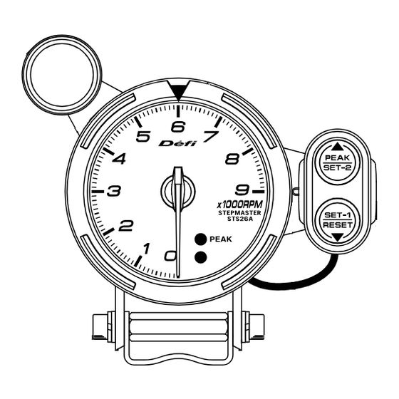Defi DF07401 Operation Manual