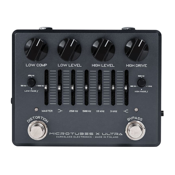 Darkglass Electronics Microtubes X Ultra User Manual