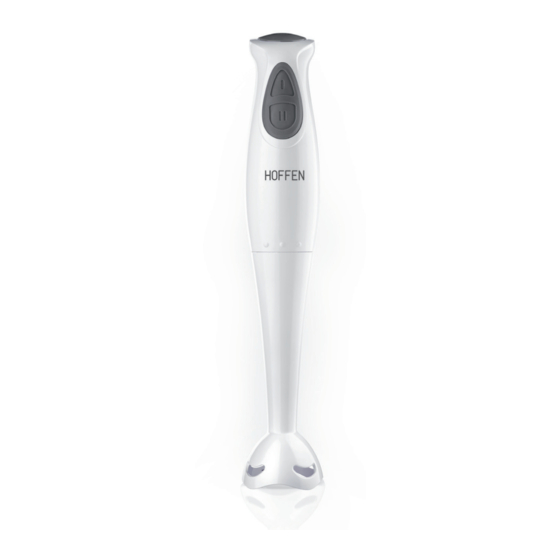 User Manuals: HOFFEN HB-8022-18B Hand Blender
