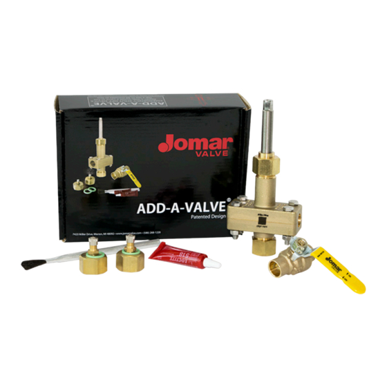 JOMAR Add-A-Valve Installation Instructions