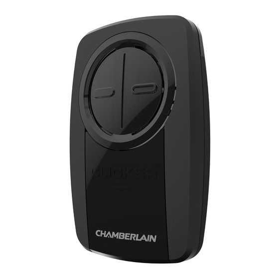 Chamberlain KLIK3U-BK2 Manual