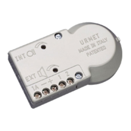 urmet domus 824/500 Quick Start Manual