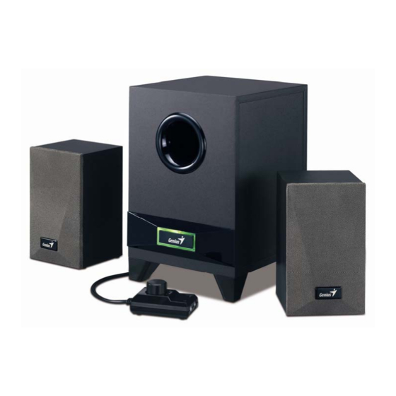 KYE Systems Corp. Genius SP-HF 2.1 800 Manuals