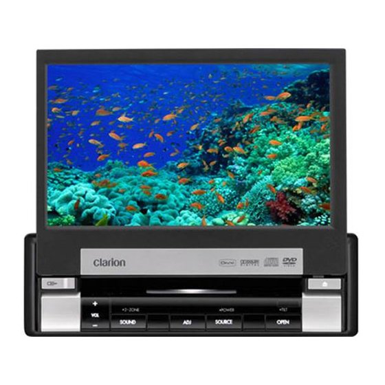 Clarion VRX585USB Owner's Manual & Installation Manual