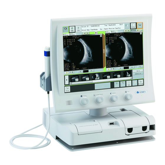 Tomey UD-8000 Instruction Manual