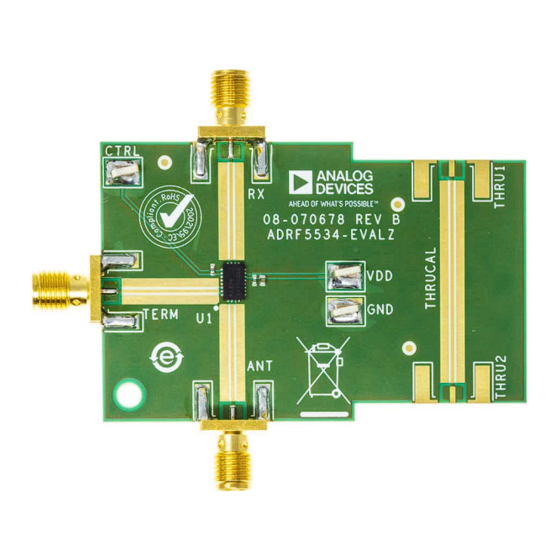 Analog Devices EVAL-ADRF5534 User Manual