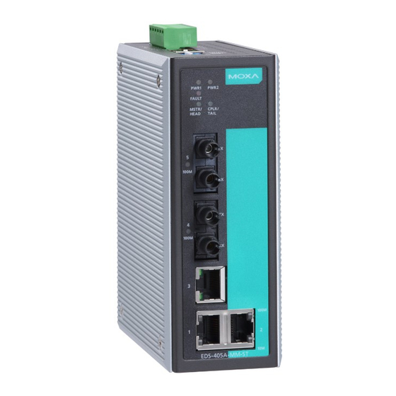 Moxa Technologies EDS-405 User Manual