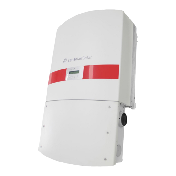 CanadianSolar CSI SERIES Installation And Operation Manual