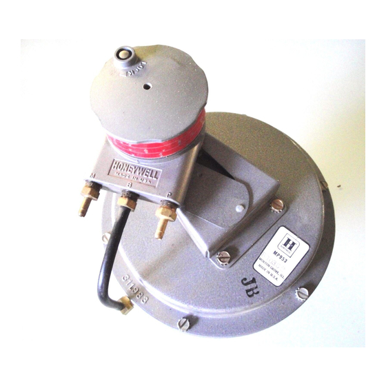 Honeywell MP953E Service Data