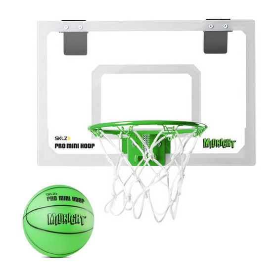 SKLZ PRO MINI HOOP Instruction Manual