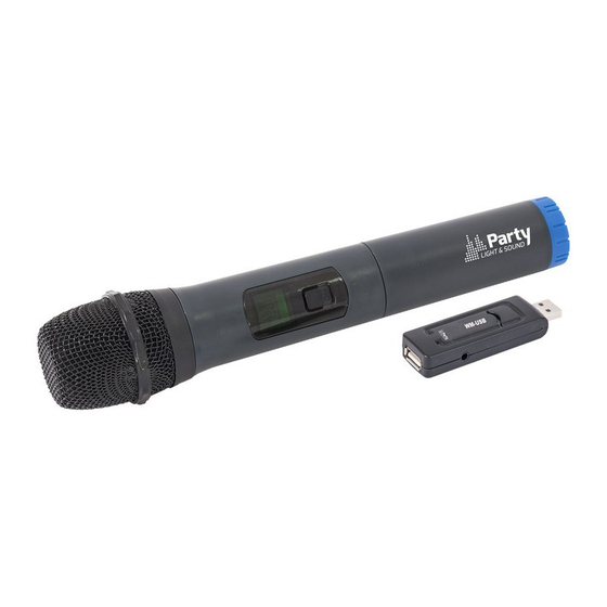 Party Light & Sound WM-USB User Manual