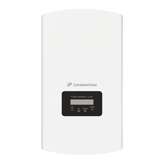 CanadianSolar CSI SERIES Manuals