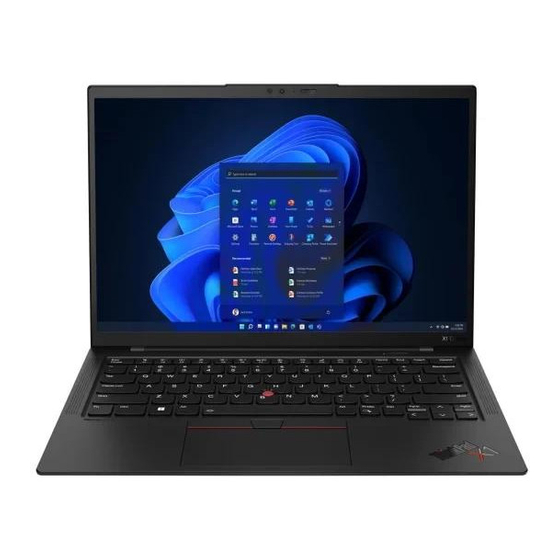 Lenovo ThinkPad X1 Carbon Gen 11 Hardware Maintenance Manual