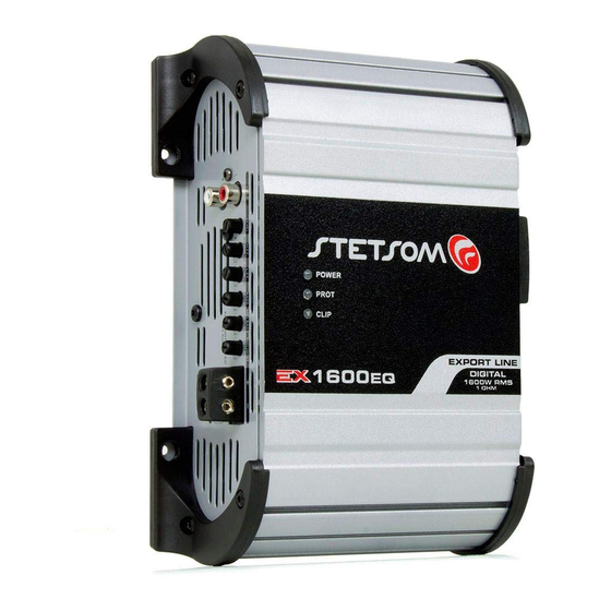 StetSom EXPORT LINE EX1600EQ User Manual