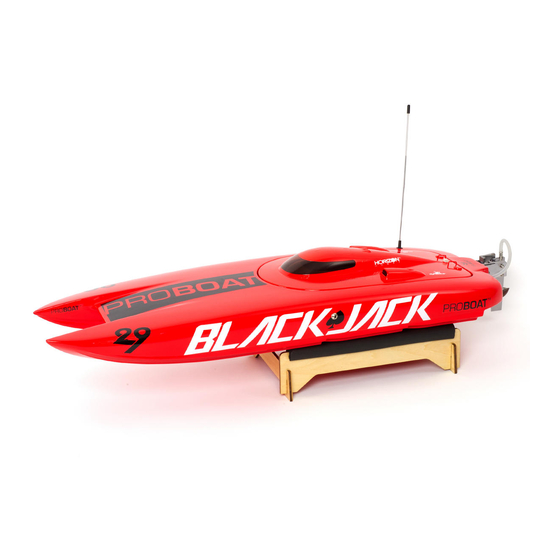 Pro Boat Blackjack 29 PRB4150 Manuals