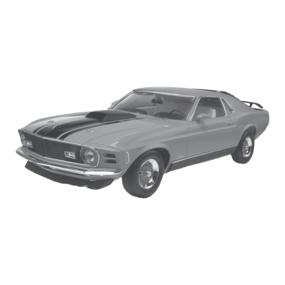 REVELL ’70 FORD MUSTANG MACH 1 2’N1 User Manual