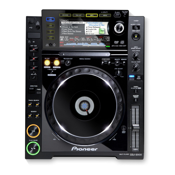 Pioneer CDJ Series Driver Installation Manual