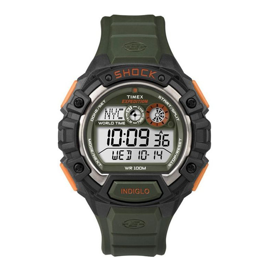 Timex W-296 Manual