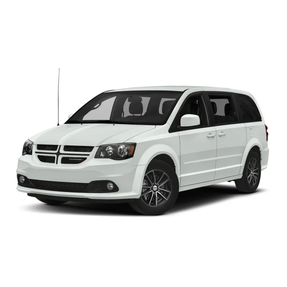 Dodge Grand Caravan 2017 User Manual