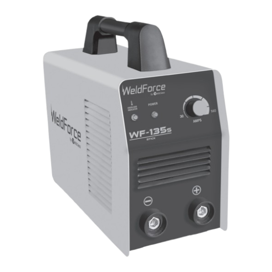 Weldclass WeldForce WF-135s stick Operating Instructions Manual