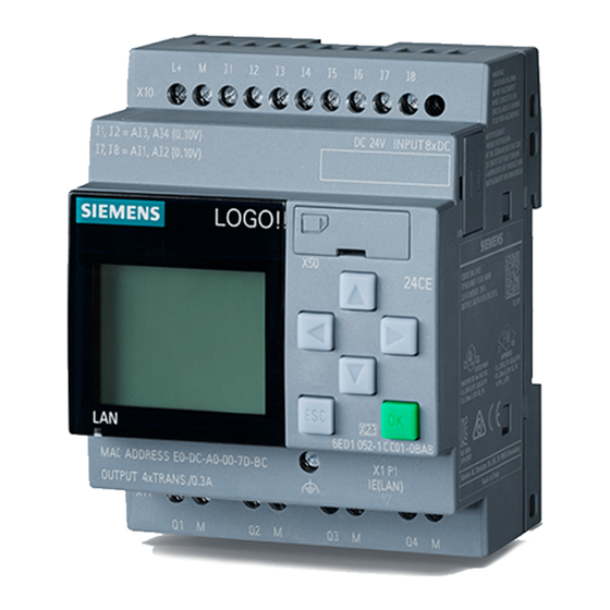 Siemens LOGO Manual