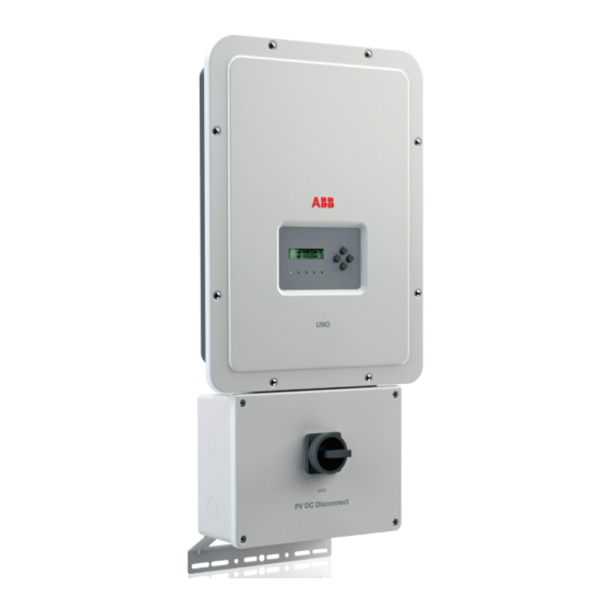 ABB UNO-DM-3.3-TL-PLUS-US Quick Installation Manual